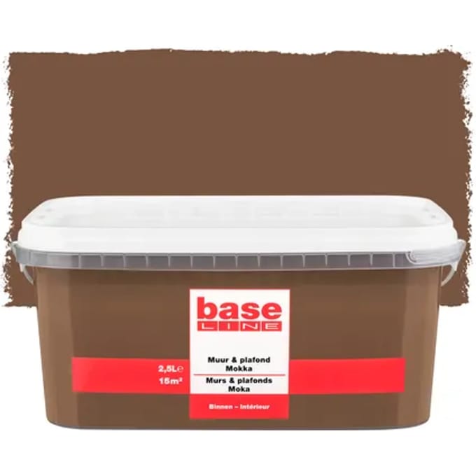 Baseline Muur & Plafond Muurverf - Mat - Mokka - 2,5l