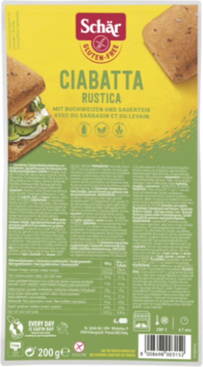 Schar Ciabatta Rustica Glv