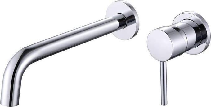 Diamond Line Eva - Wastafelmengkraan - Inbouw - Rond - Chroom - 1 Greeps