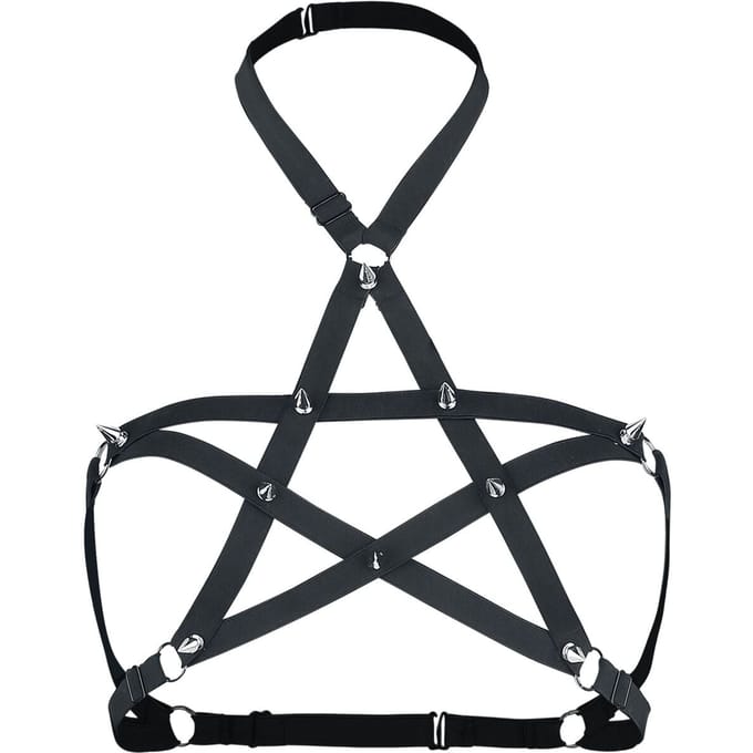 Jawbreaker - Gothic Harness - voor Vrouwen - zwart
