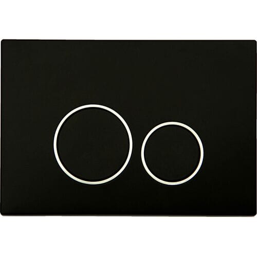 Dynamic Way bedieningsplaat Circle mat zwart