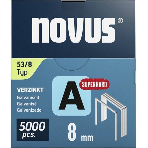 Novus Tools 042-0762 Nieten met fijn draad Type 53 5000 stuk(s) Afm. (l x b) 8 mm x 11.3 mm