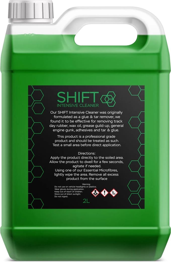 CARBON COLLECTIVE - SHIFT INTENSIVE CLEANER - Lijm - Rubber - Vet - Teer - Waxoyl - Bandendressing Verwijderaar - 2L