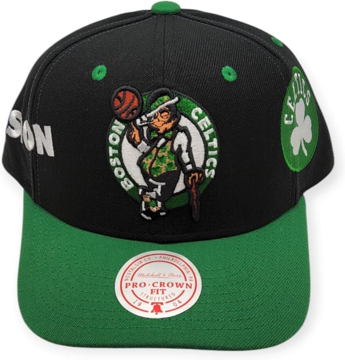 NBA Boston Celtics Snapback Pet Zwart - Verstelbare Baseball Cap