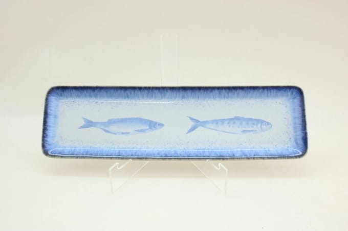 Costa Nova Sardines servies collectie rechthoekige schaal 37cm Sardines