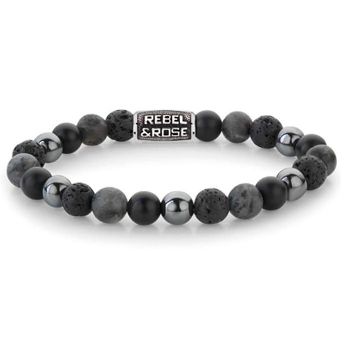Armband - Staal/Beads | Rebel & Rose