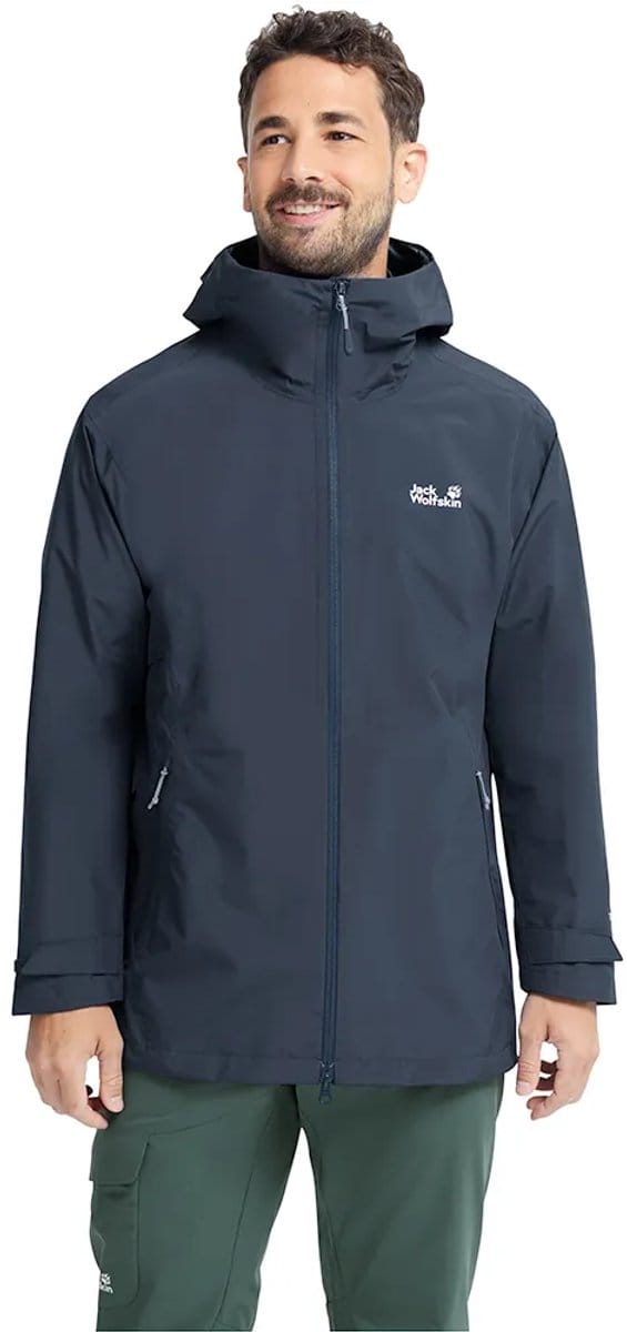 Jack Wolfskin Litestride 3in1 Jas Blauw S Man