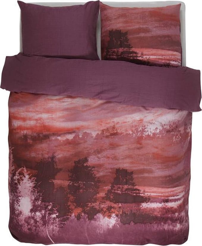 Essenza Salo Dekbedovertrek - 150x210 + 50x60 cm - Red
