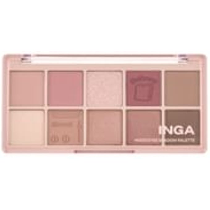 INGA - Mood Eyes Shadow Palette - 3 Types Plum Cooking