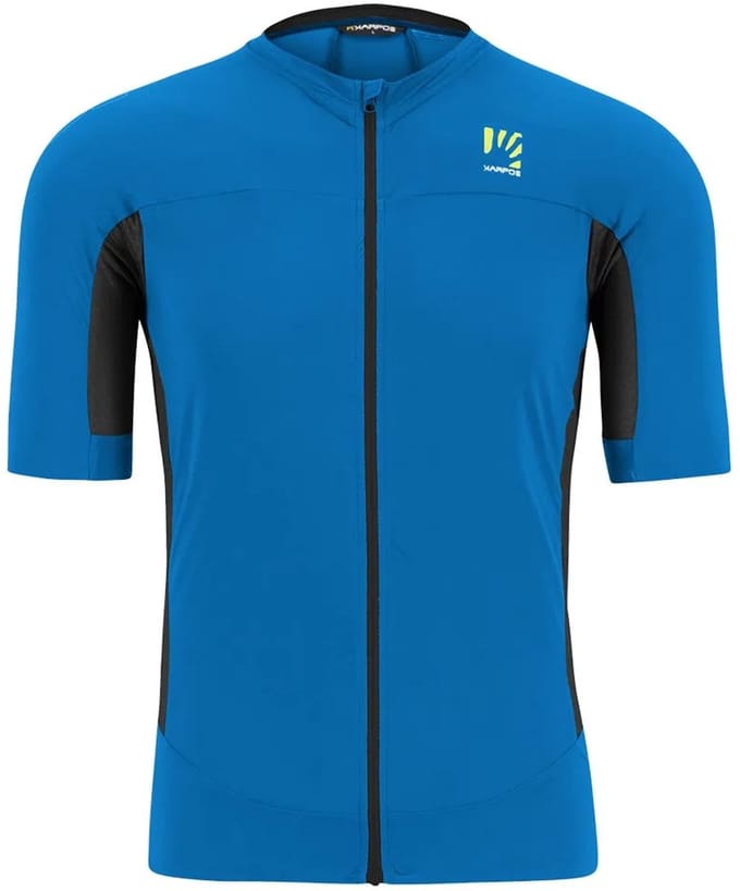 Karpos Pralongia Evo Korte Mouw Wielertrui Blauw 2XL Man