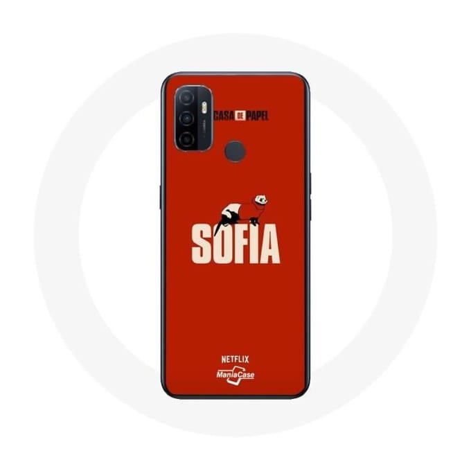 Oppo A53 hoesje The House of Paper Sofia Art