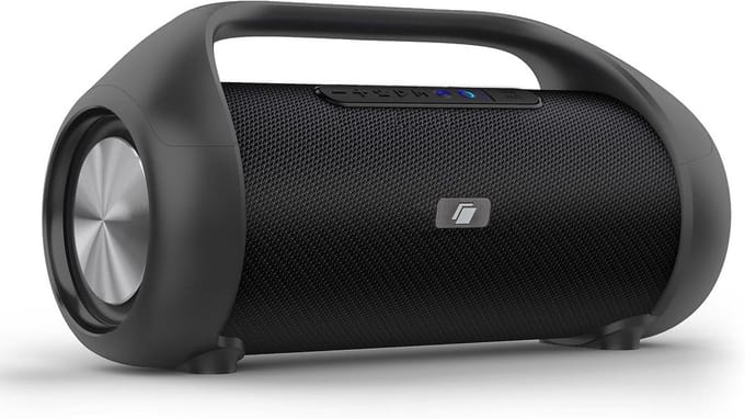 Draagbare Bluetooth Speaker met Extra Bas Vermogen en RGB Verlichting - AUX en USB Ingang
