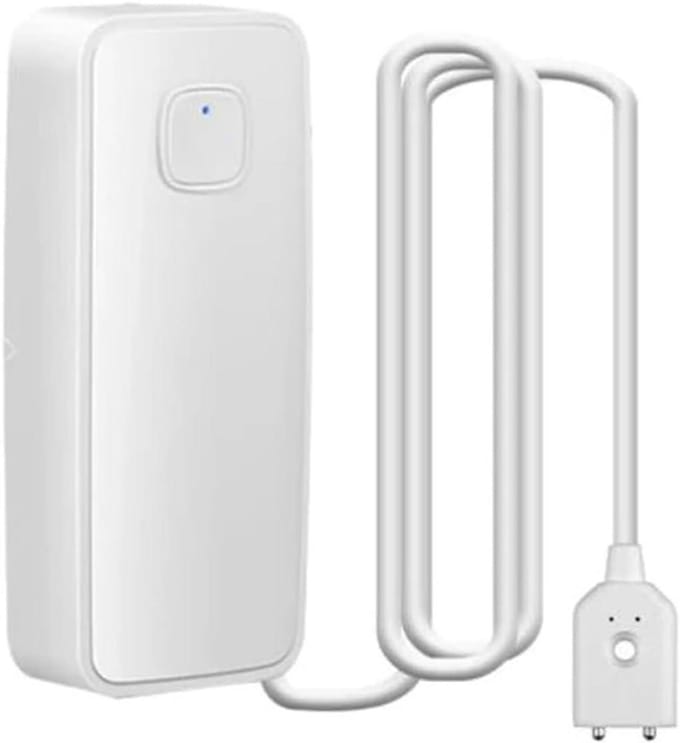 Waterleksensor - Overstromingsalarm - Huis Beveiligen - App Meldingen - 10mm - Wit