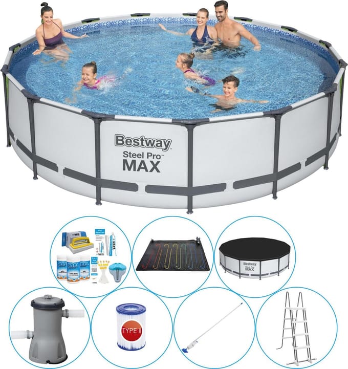 Steel Pro MAX Rond 457x107 cm - Zwembad Deal