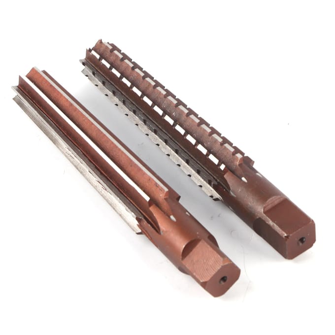 2 stuks HSS MT3 Taper Fijn Ruw Ruimer Snijgereedschap Set Rechte Schacht