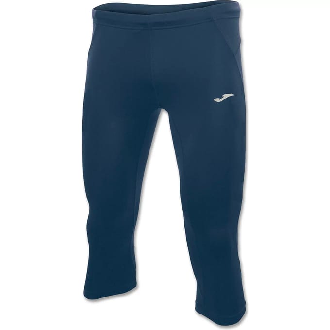 Joma Record 3/4 Running Pant Kinderen - Marine | Maat: 152