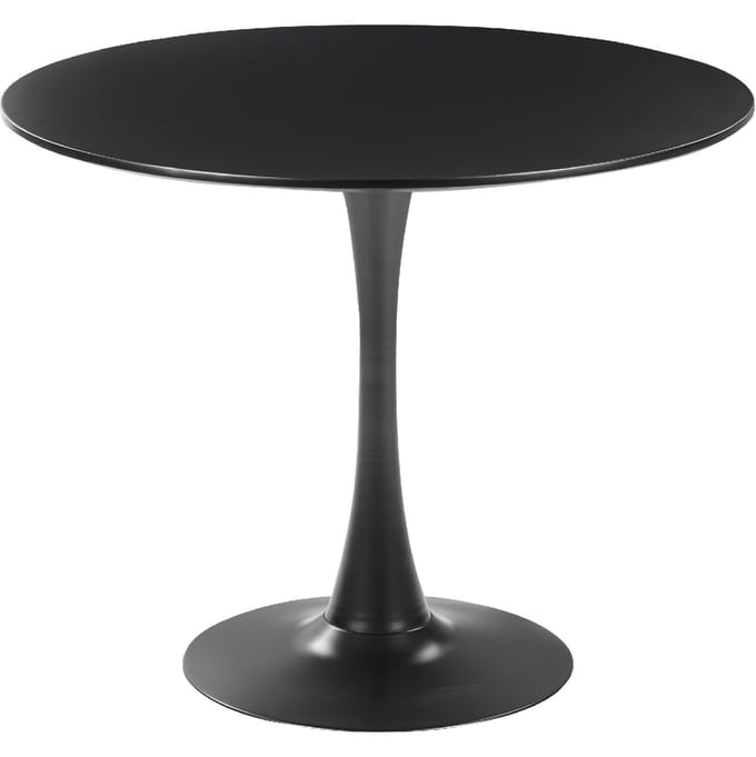BOCA - Ronde eettafel - Zwart - 90 cm - MDF