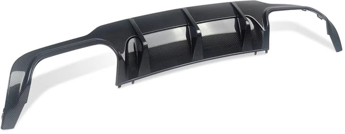 Achterbumper Diffuser Lip - Voor Mercedes C-Klasse W204/C204 - Carbon Look - C63 Coupe Stijl - Auto Accessoires