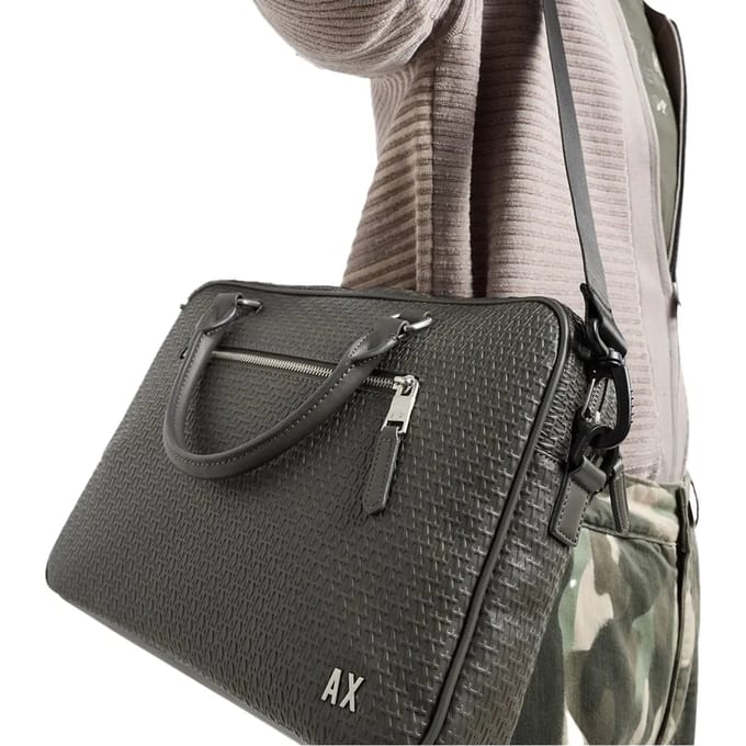 Armani Exchange Heren Relief Documentmap