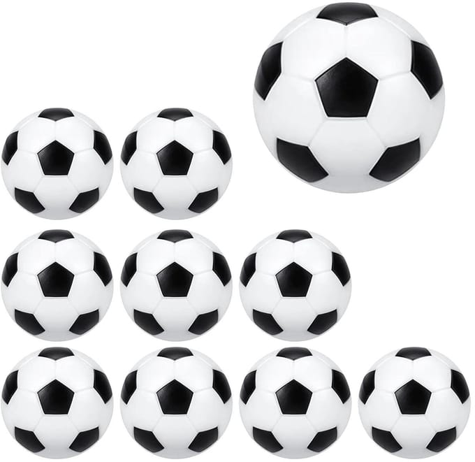 Dailygoods - 10 Stuks Schattige 3D Voetbal Gummen - Schoolbenodigdheden