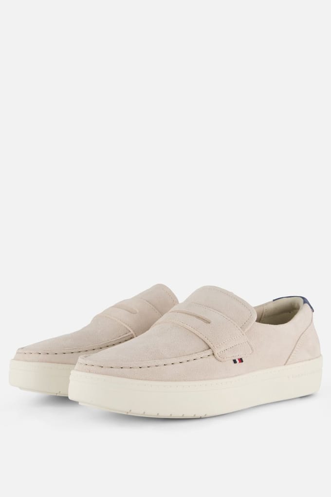 Tommy Hilfiger Tommy Hilfiger Milann Instappers beige Suède