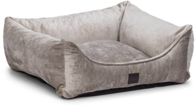 Designed by Lotte Soft Essence - Orthopedische Hondenmand - Licht Grijs - 65x60x24 cm