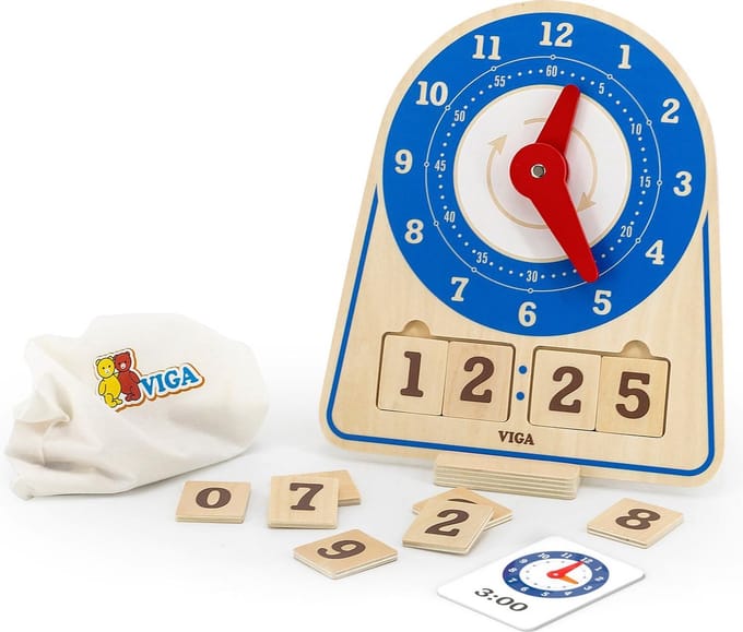 Viga Toys® Houten Leerklok