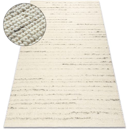Kleden Rugsx NEPAL 2100 wit / naturel grijs tapijt 80x150 cm