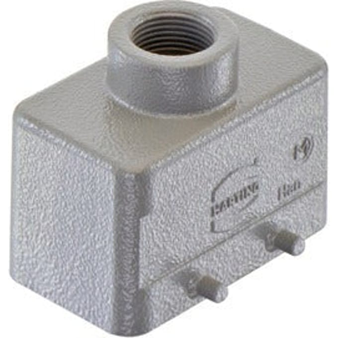 Han B Kap Boveninvoer M20 Aluminium Connector Behuizing - 19300101420