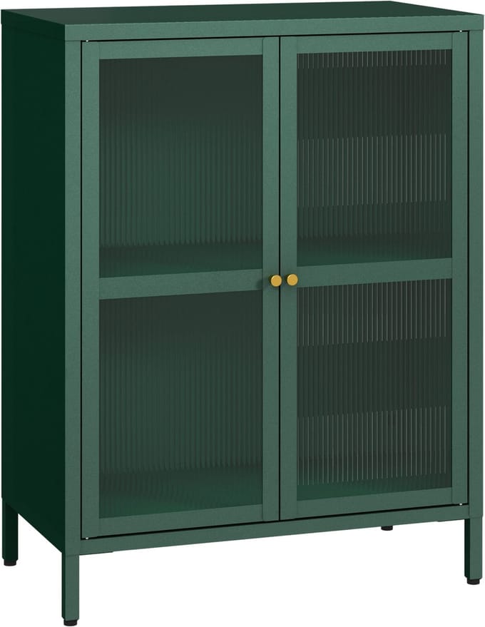 Sideboard Säkylä dressoir 84x64x35 cm dennengroen [en.casa]