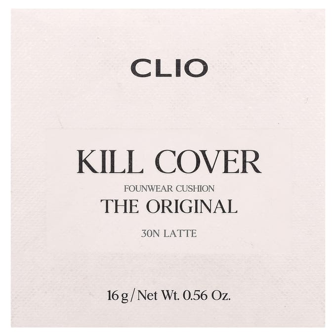 Clio Kill Cover Founwear Cushion, 30N Latte, 16g (0,56 oz) white