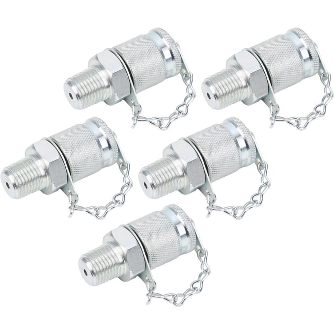 5 Pièces Adaptateur de Test Hydraulique Raccord de Test de Filetage Connecteurs Mesure de Pression PTPPTM10 x 1.25