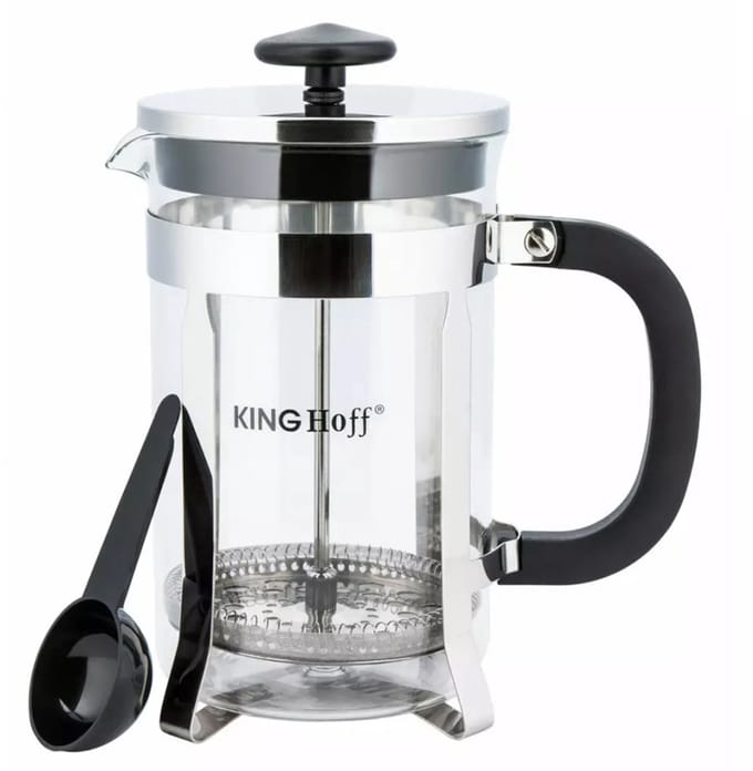 ZUIGER KOFFIE-/THEEZETAPPARAAT 600 ml KINGHOFF KH-4837