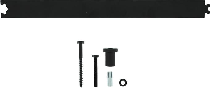 Intersteel Schuifdeursysteem – tussenrail 45 cm mat zwart