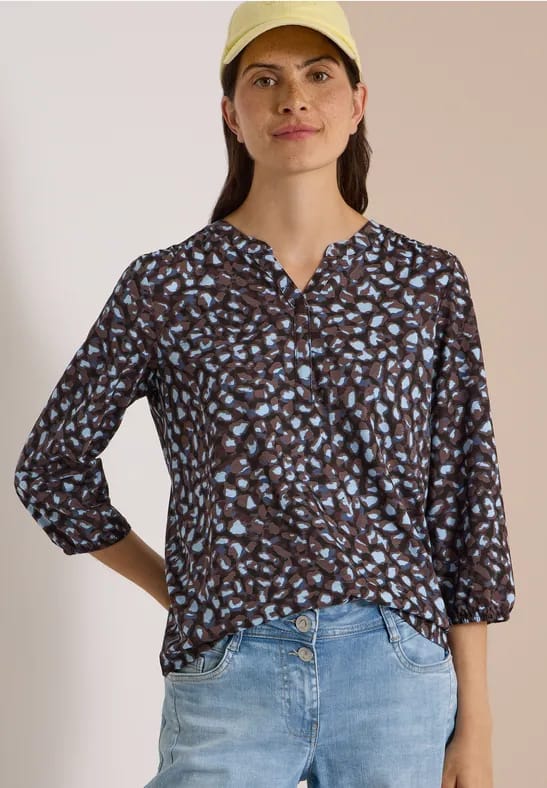 Shirt met 3/4-mouwen in tuniekstijl
