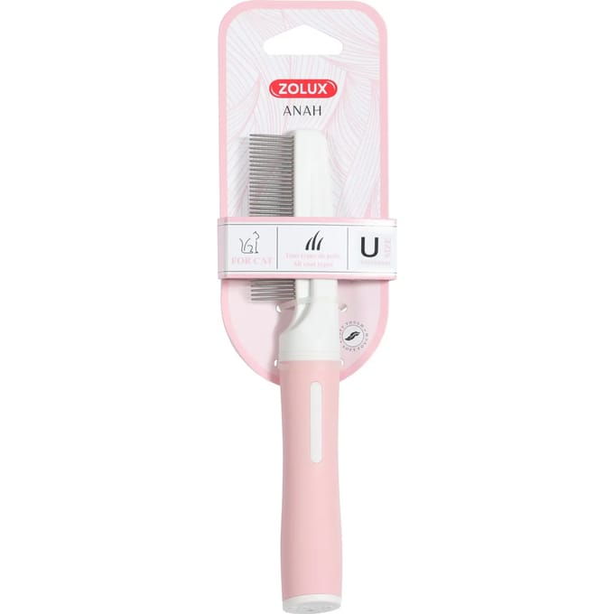 Zolux Anah kam fijn roze wit