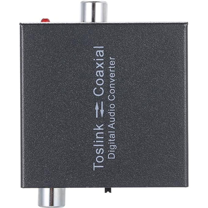 Digitaler 2-Wege-Audiokonverter Optischer SPDIF-Toslink voor Koaxial- en EU plug