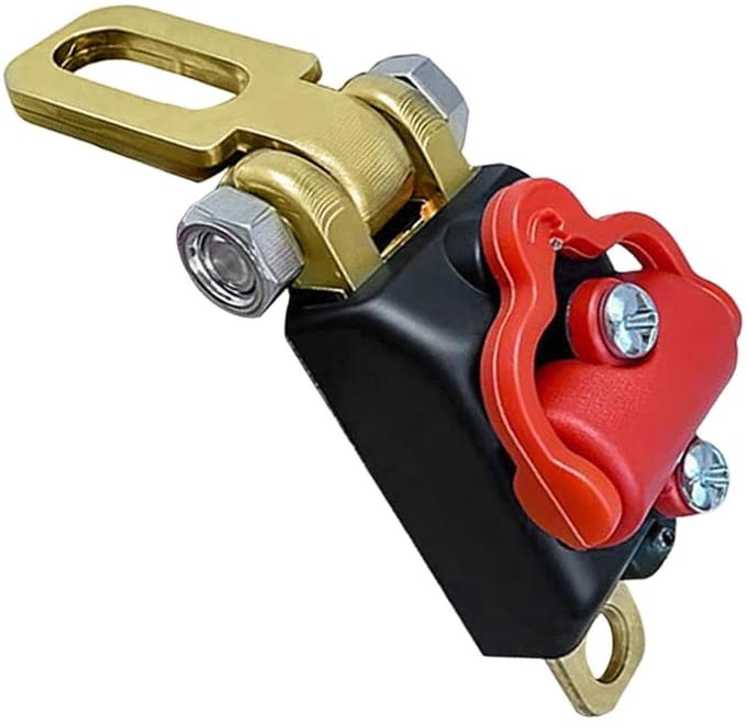 Accu Stroomonderbreker - Batterij Isolator - Voertuig Onderhoud - Messing Hoge Geleiding - 12 Volt - Messing