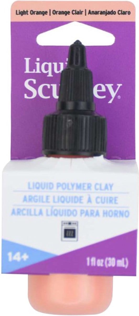 Vloeibare klei light orange - 30 ml - Sculpey