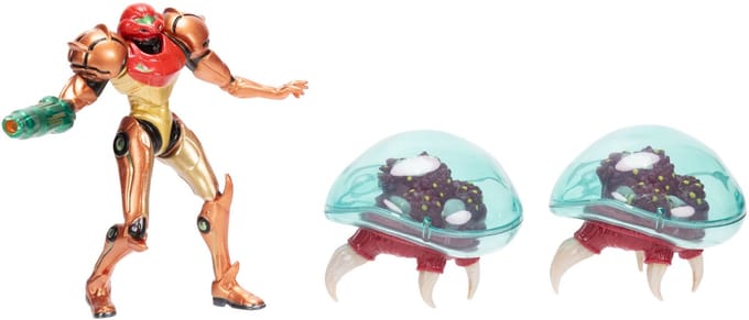 Metroid Prime -- 6 cm Samus Bounty Hunter 3pk Set