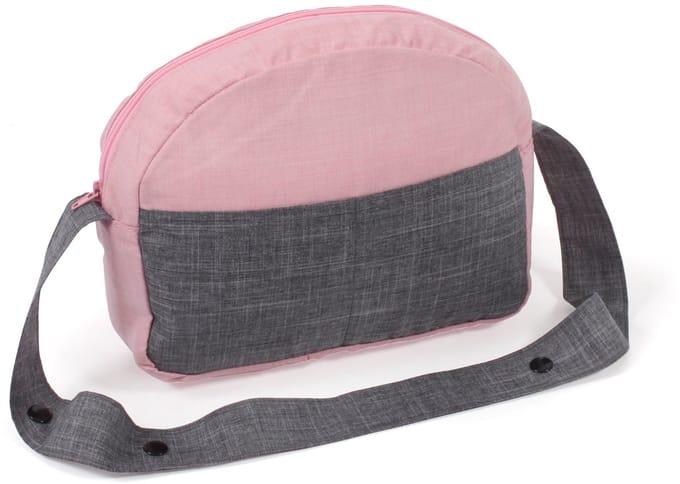 Bayer Chic 2000 - Poppen Luiertas - Melange Grijs Roze