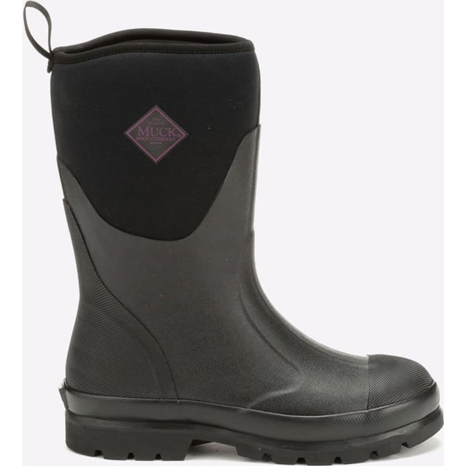 Muck Boots Chore Classic Short Zwarte Regenlaarzen