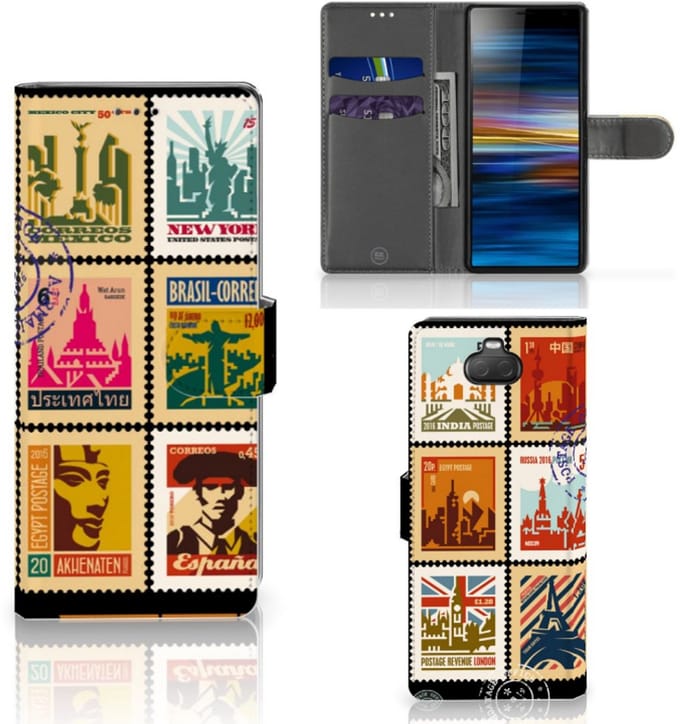 Sony Xperia 10 Flip Cover Postzegels