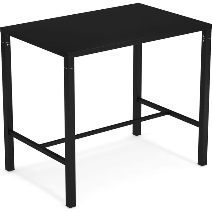 Emu Nova Statafel rechthoekig - zwart - 120 x 80 cm