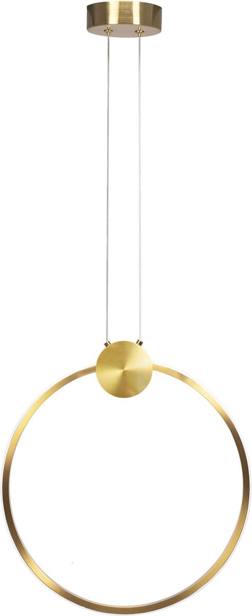 Toolight App1397-Cp Hanglamp Geborsteld Goud 40X2,7X43Cm