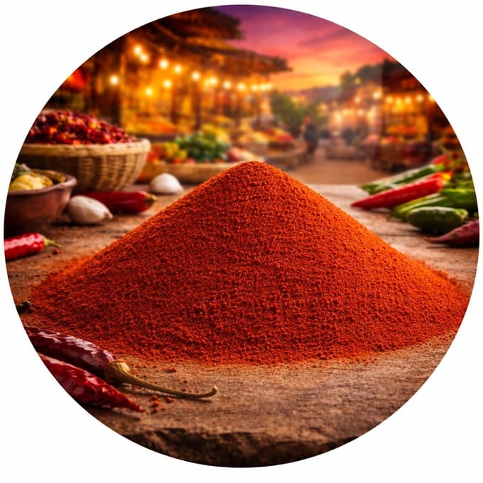 De Kruidenbaron - Guajillo chilipeper gemalen - zak 500 gram