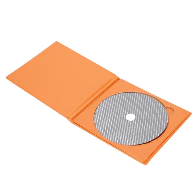 CD DVD Stabilisator Koolstofvezel 0.2mm Tuning Mat Disc Stabilisator voor Toplader wit