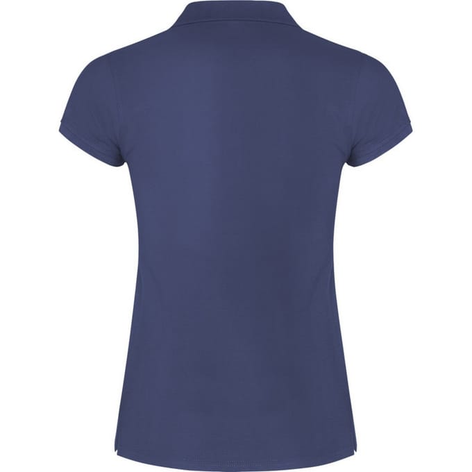 Roly Dames/Dames Ster Poloshirt (Denim Blauw)