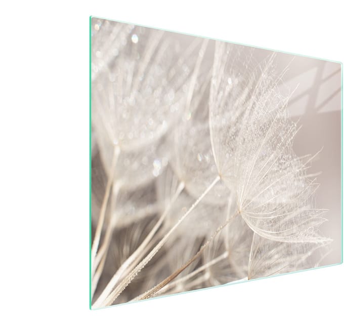 TMK ArtDeko - Snijplank - Glas - 52x30 cm - Bloemmotief