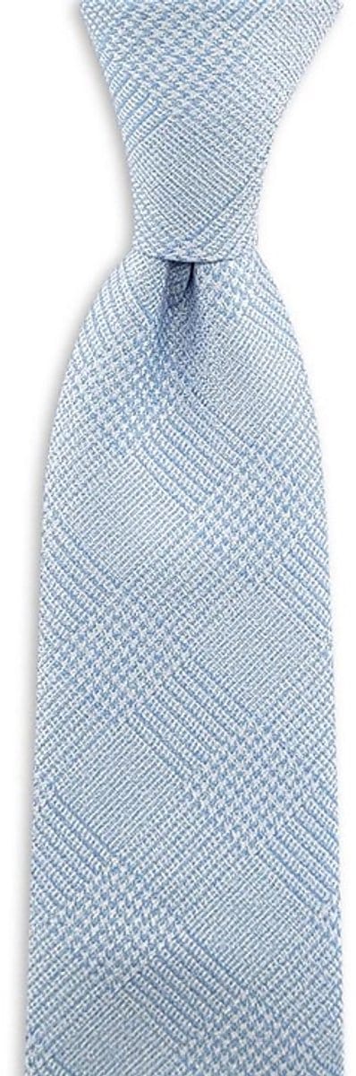 Sir Redman - Stropdassen - stropdas Charming Charles Babyblue - lichtblauw / wit